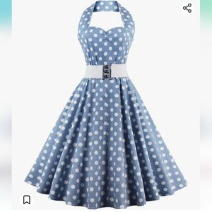 Sucrefas Polkadot Vintage Inspired Dress